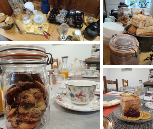 Petit déjeuner chambres d'hôtes Cotentin